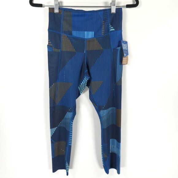 NWT BROOKS METHOD 3/4 TIGHT Leggings Motion Print‎ Pants Size SMALL - Picture 3 of 14